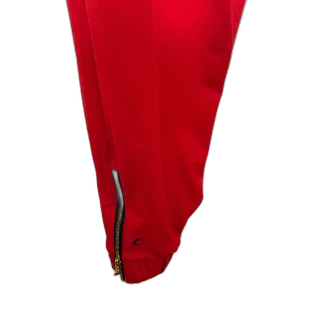 Zyia Active Red Joggers Pants Size S Athletic Zip Ankle Stretch - Picture 7 of 7